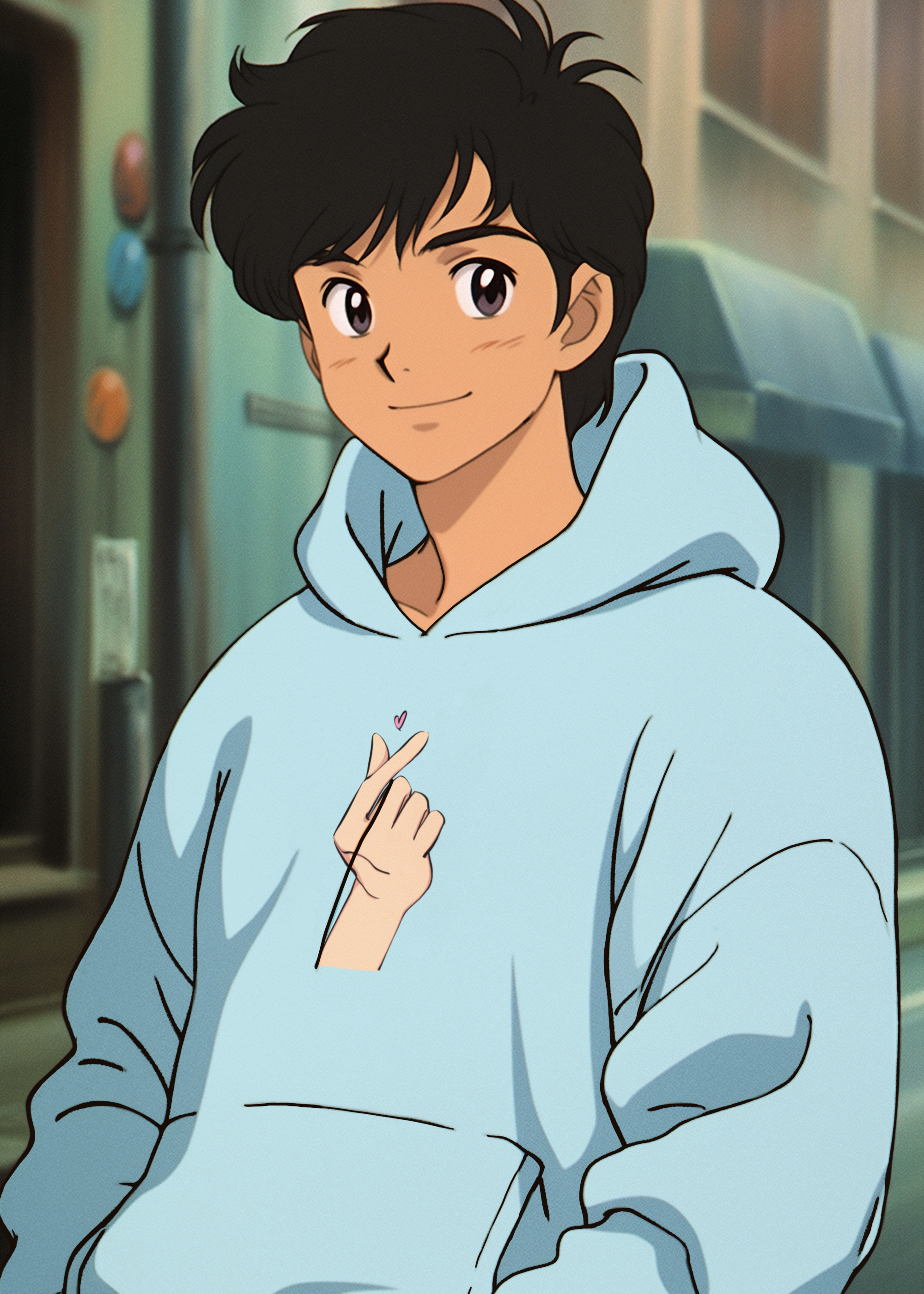 anime-themed-mockup-of-a-man-illustration-wearing-a-pullover-hoodie-m36096.png