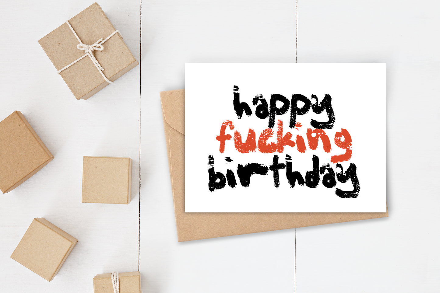 Happy F*cking Birthday Card - Pack of 10