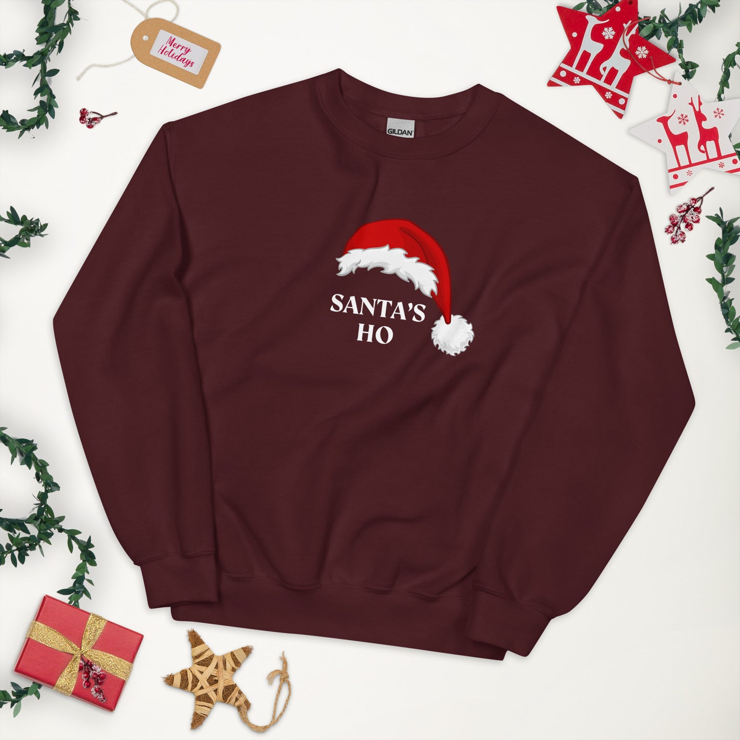 Unisex Christmas Cotton Sweatshirt