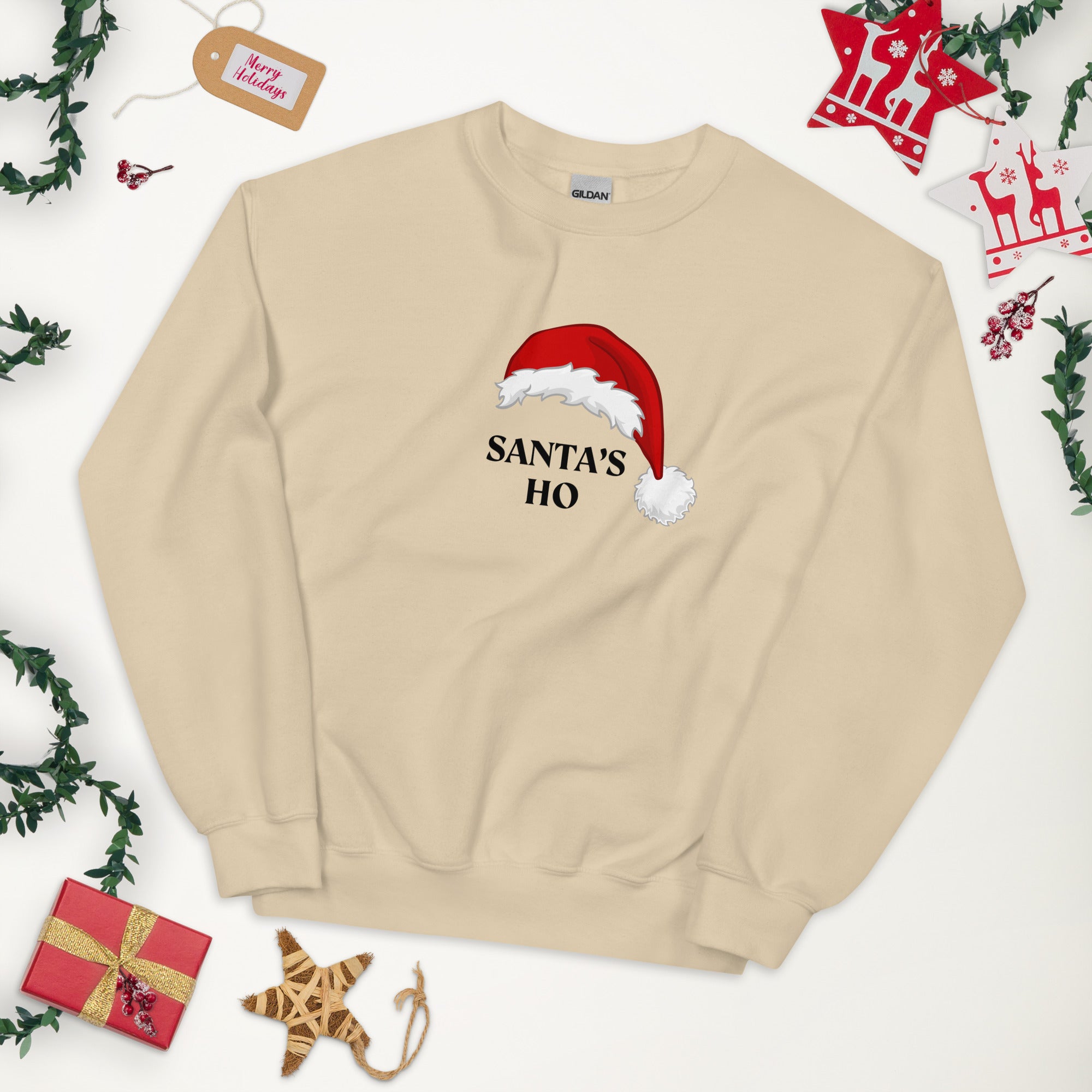 Unisex Christmas Cotton Sweatshirt