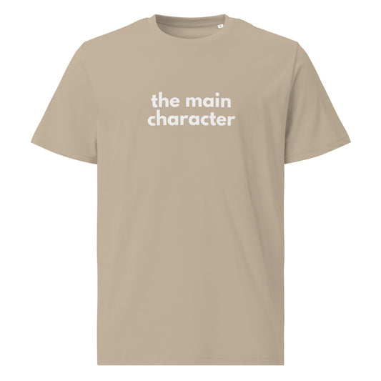 Main Character Unisex Organic Cotton T-Shirt