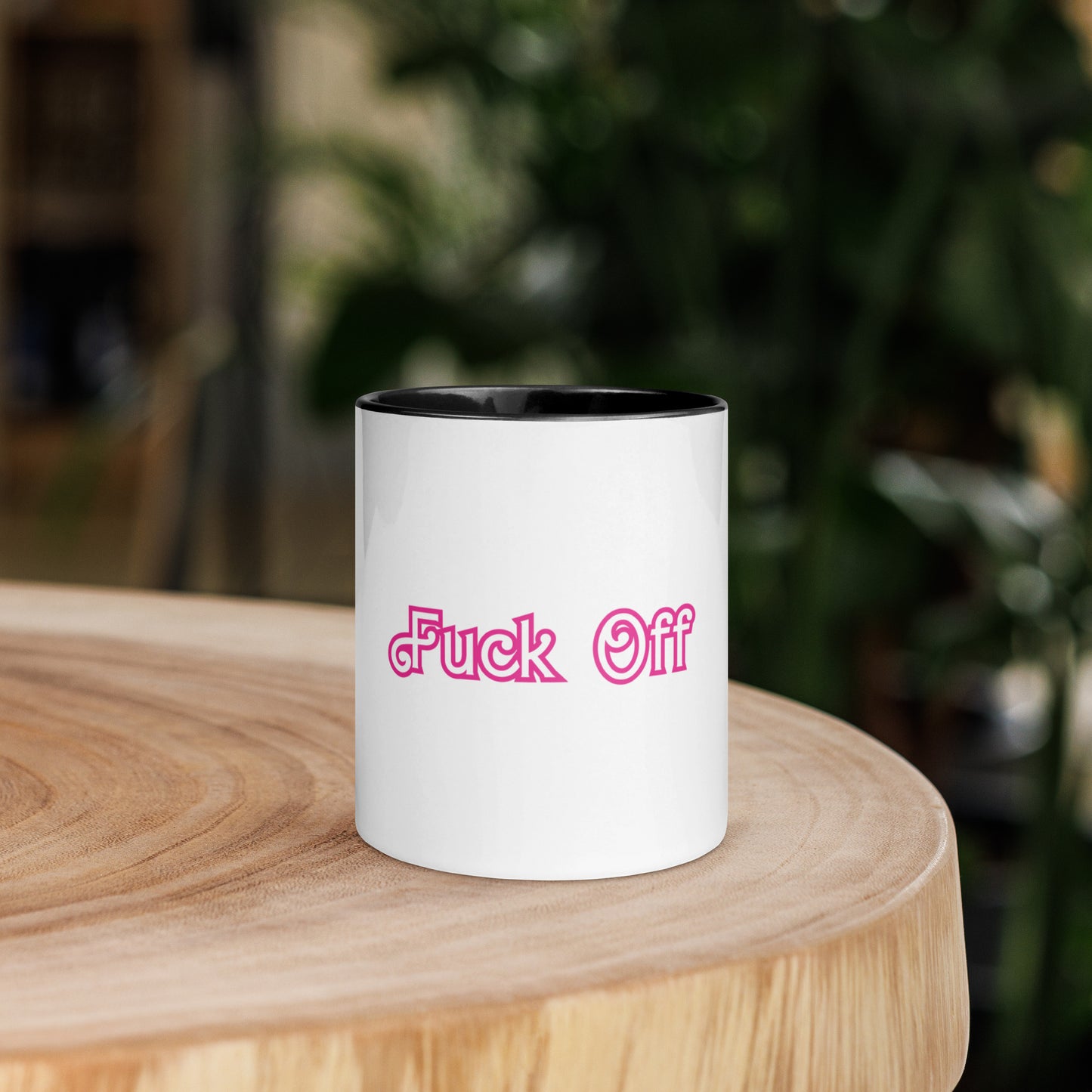 "F*CK OFF" Mug with Color Inside
